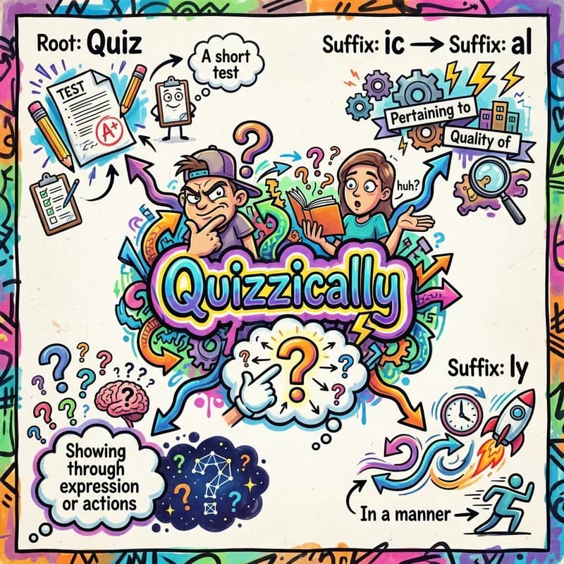 quizzically 的心智圖