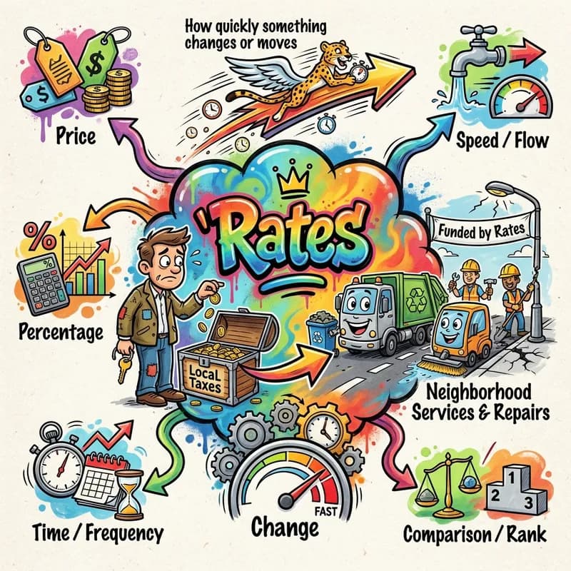 rates 的心智圖