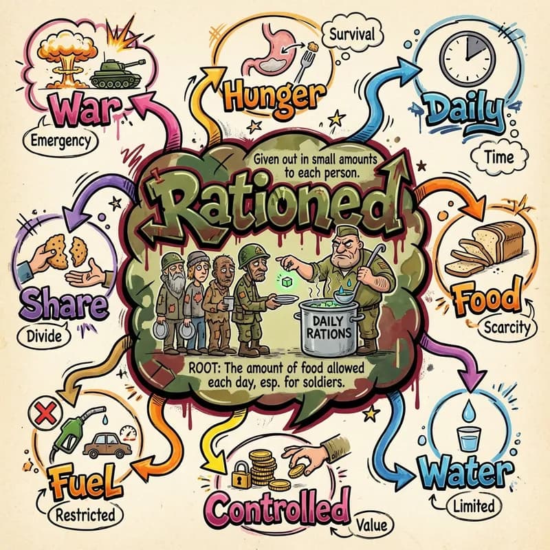 rationed 的心智圖