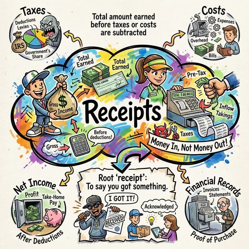receipts 的心智圖