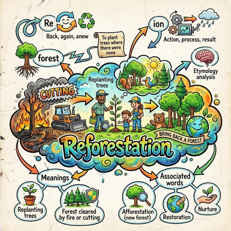 reforestation 的心智圖