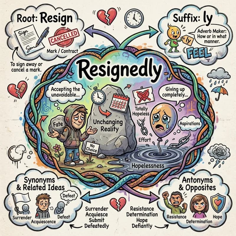 resignedly 的心智圖