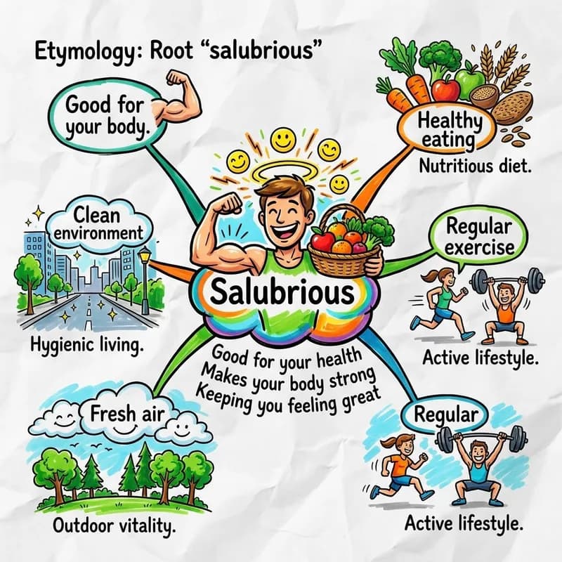 salubrious 的心智圖