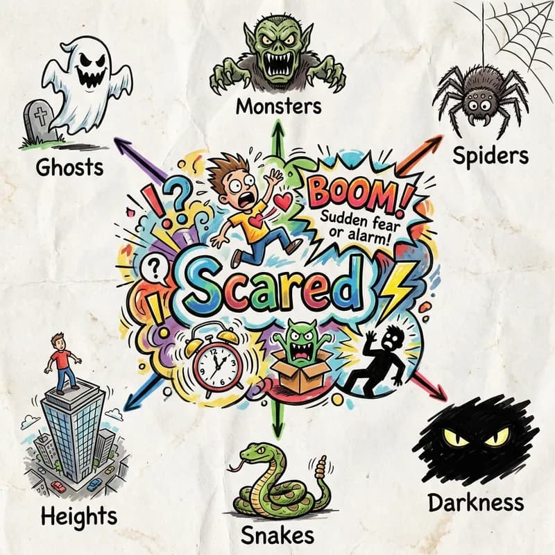 scared 的心智圖