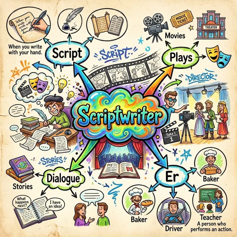scriptwriter 的心智圖
