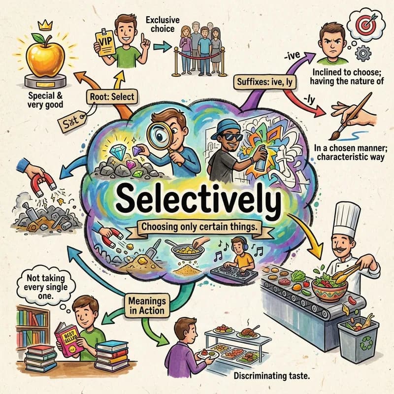 selectively 的心智圖