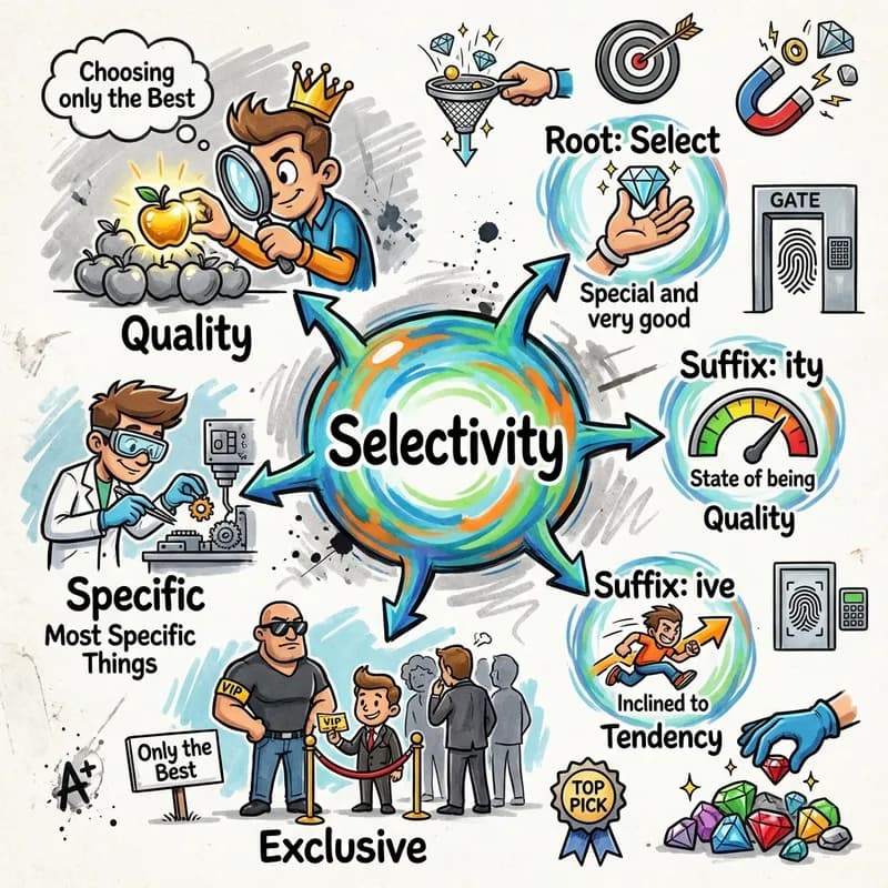 selectivity 的心智圖
