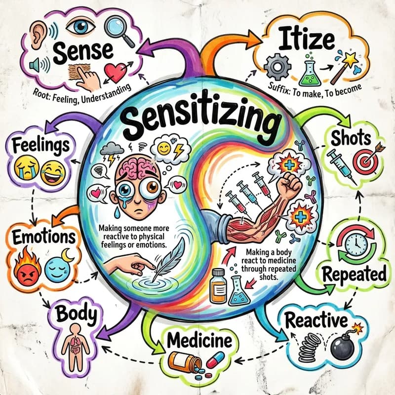 sensitizing 的心智圖