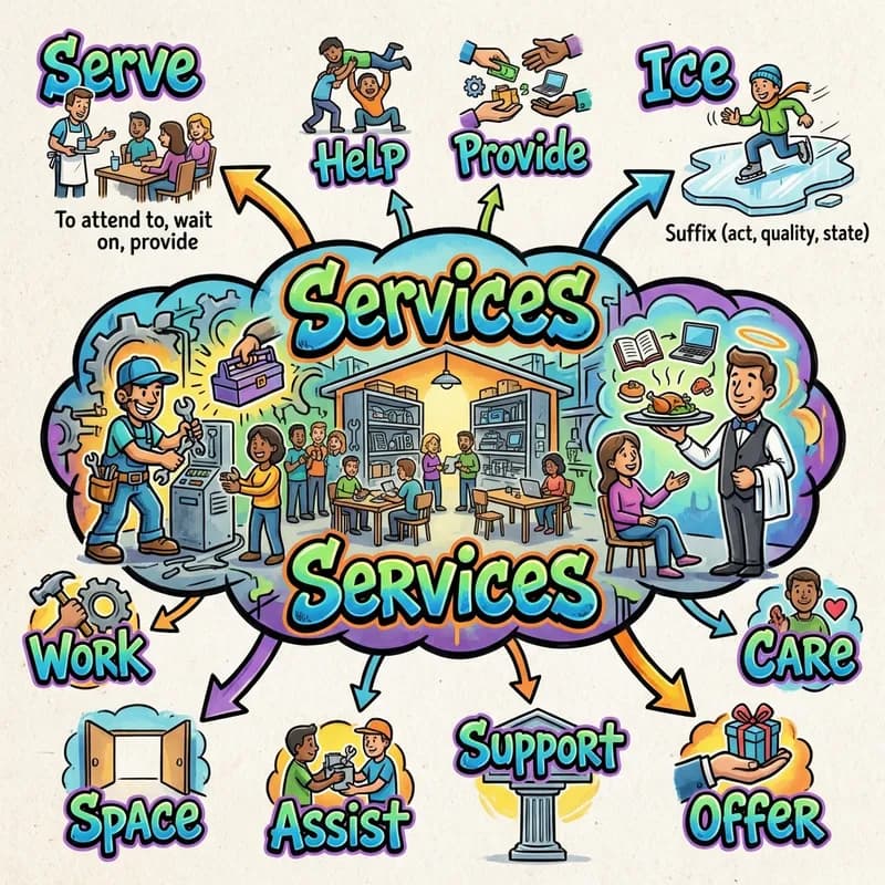services 的心智圖