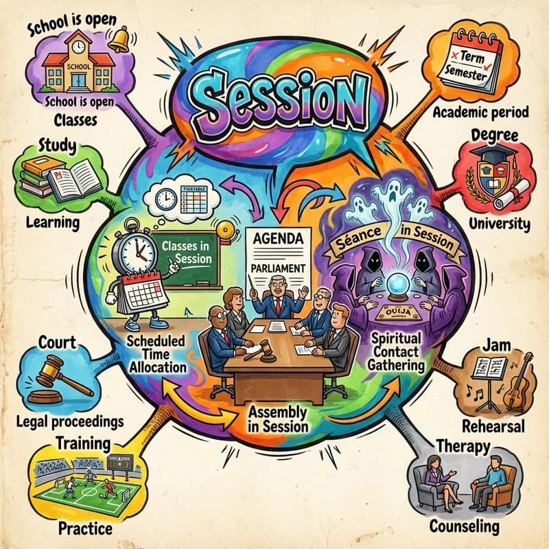 session 的心智圖