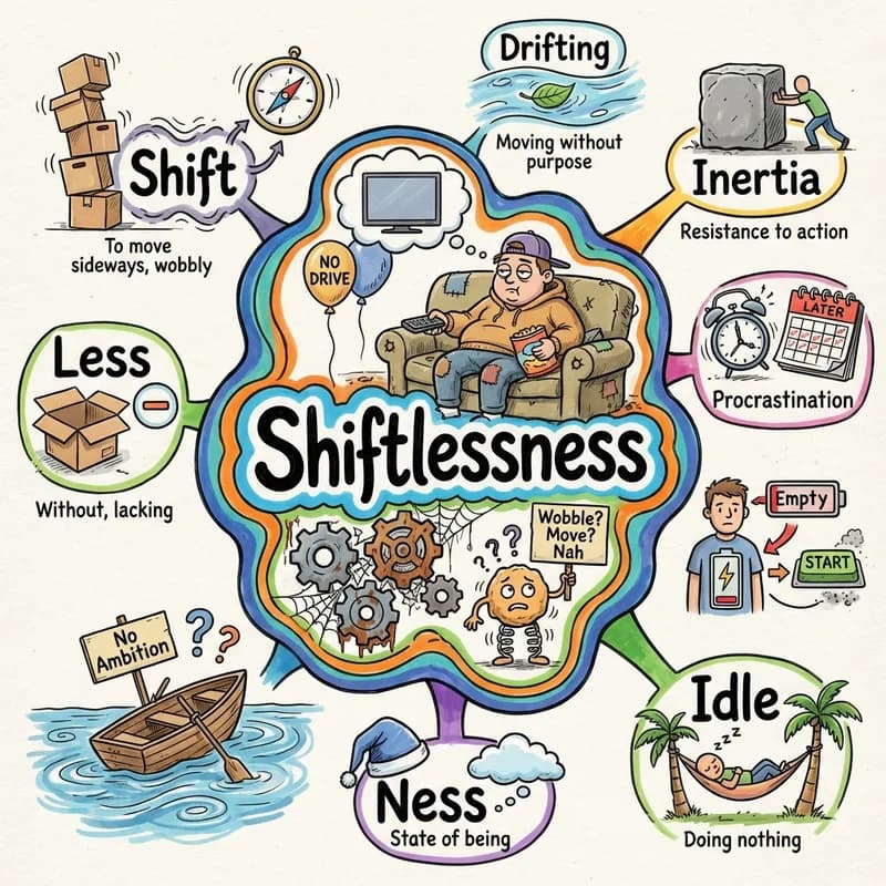 shiftlessness 的心智圖