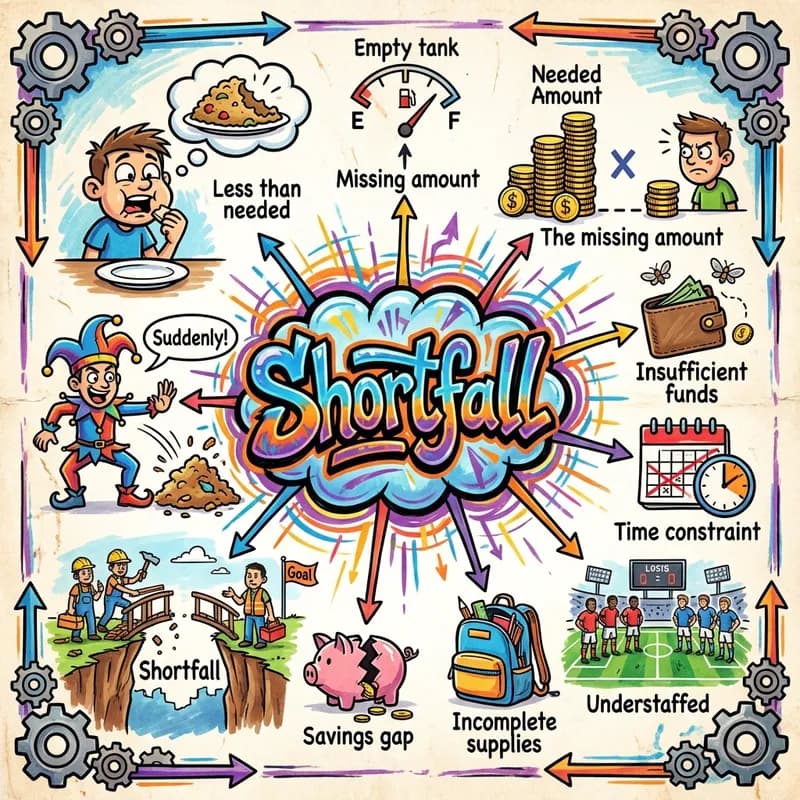shortfall 的心智圖