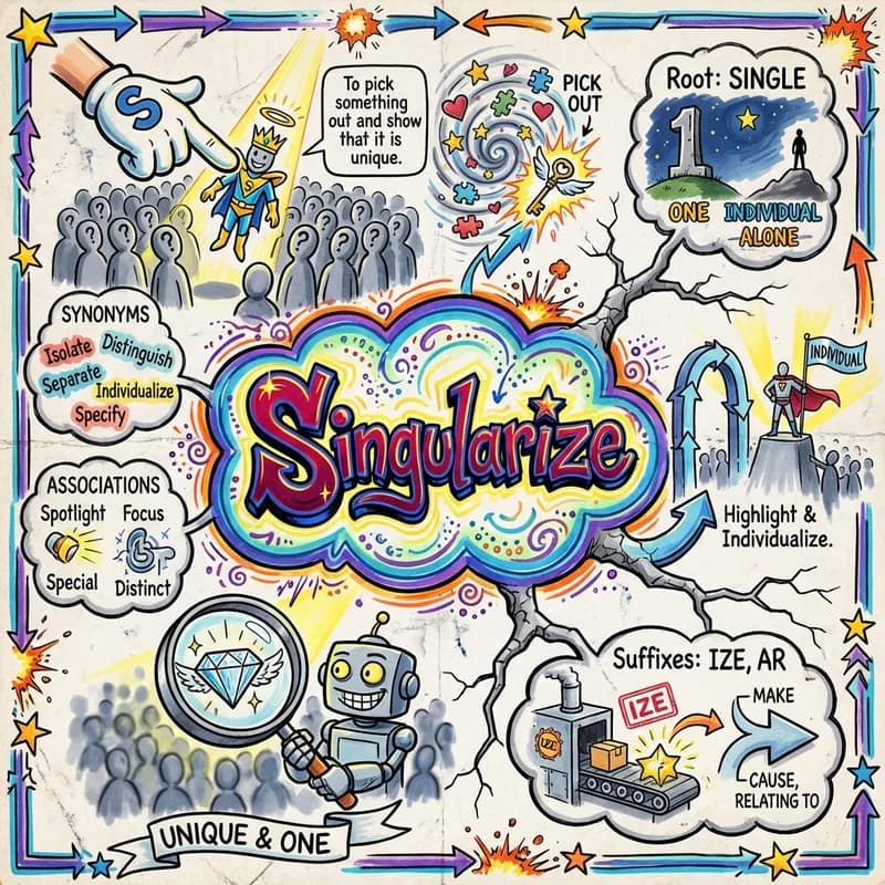 singularize 的心智圖