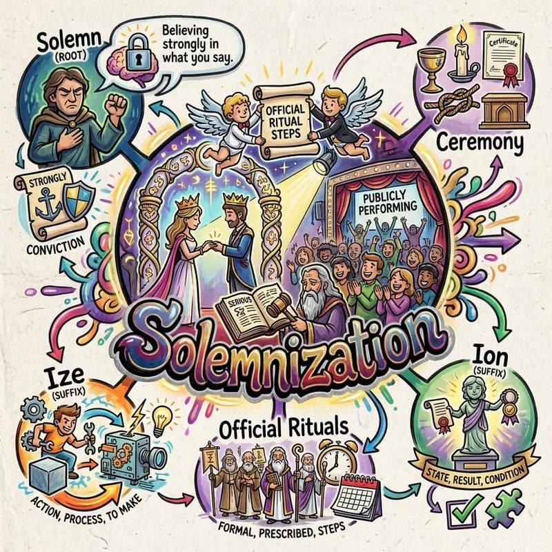 solemnization 的心智圖