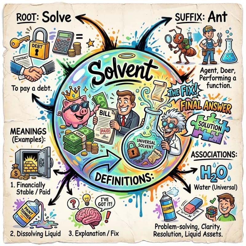 solvent 的心智圖
