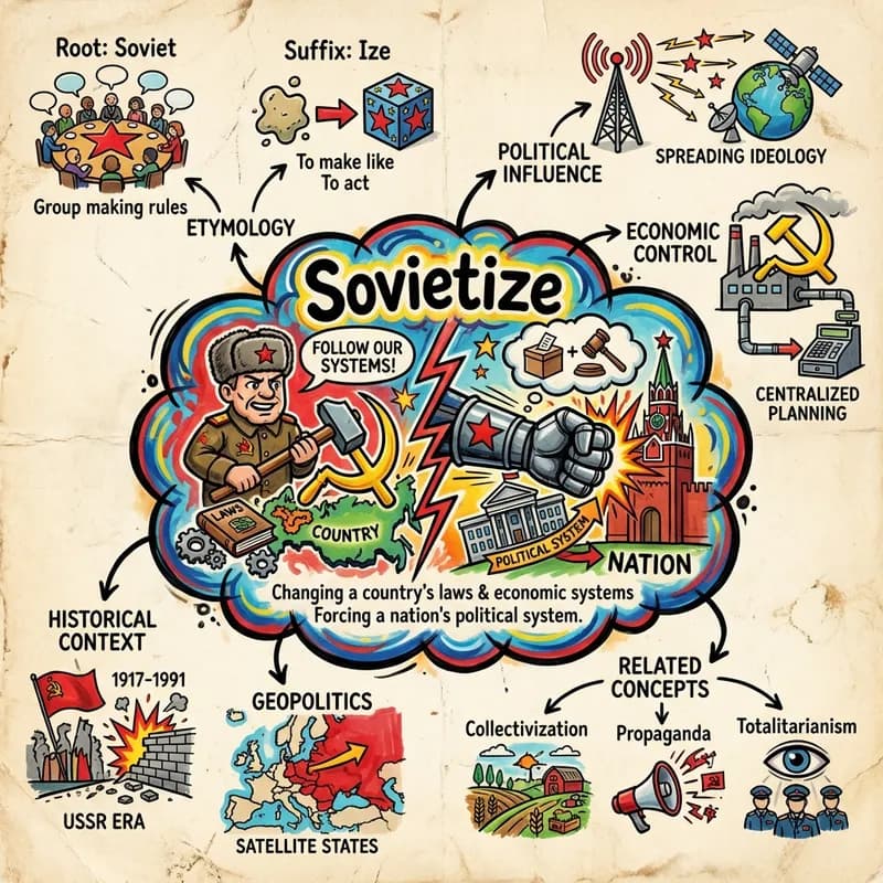 sovietize 的心智圖