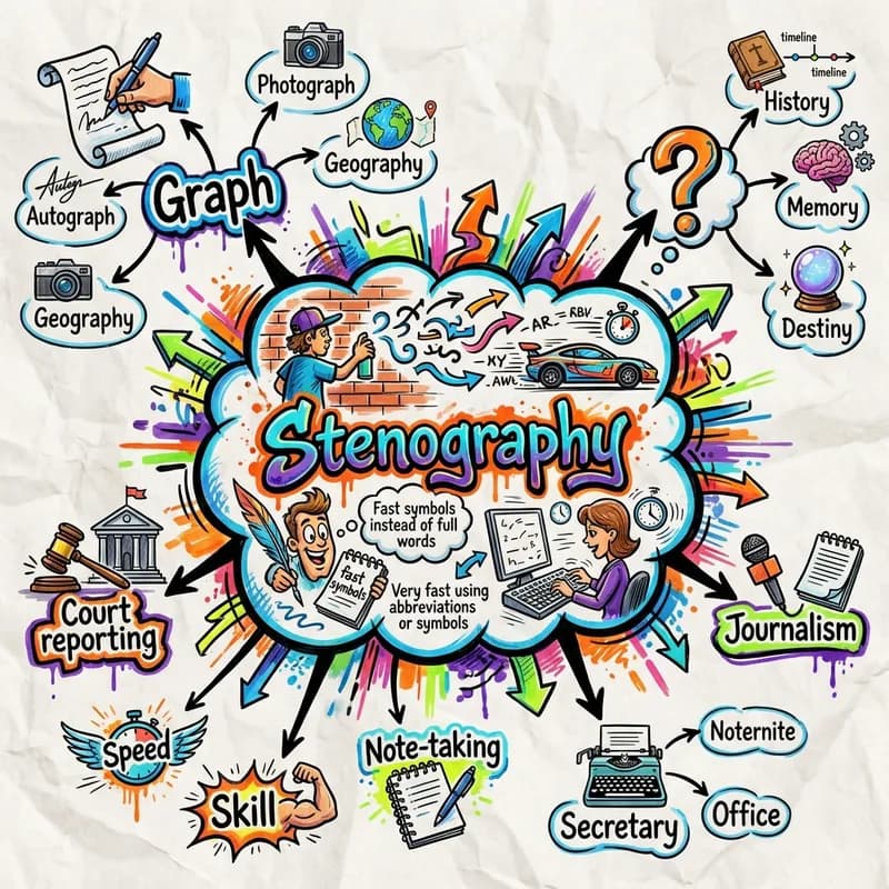 stenography 的心智圖