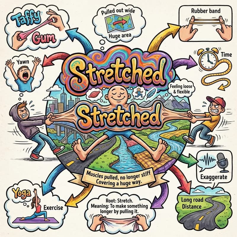 stretched 的心智圖