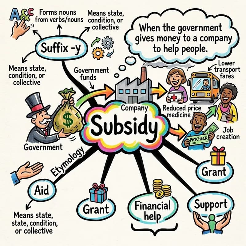 subsidy 的心智圖