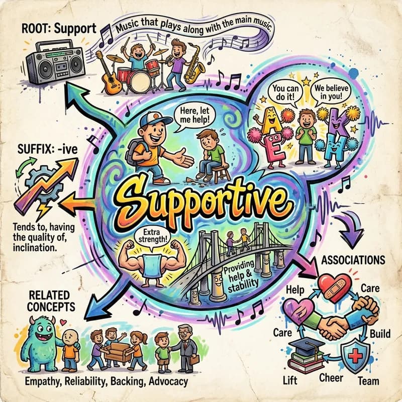 supportive 的心智圖
