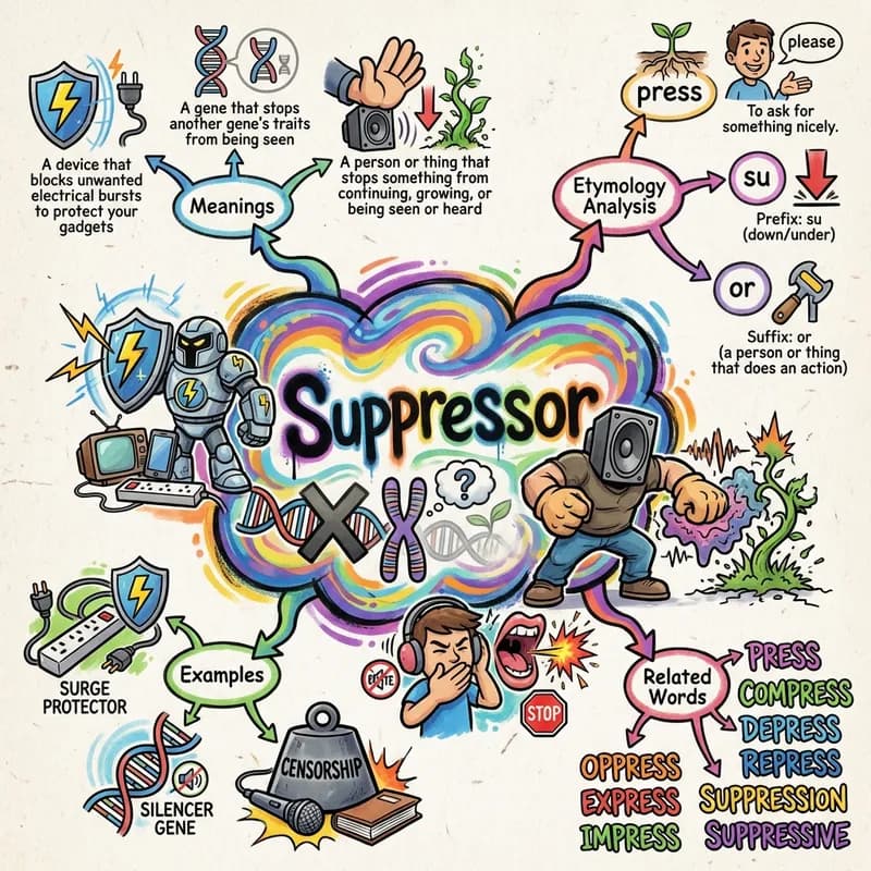 suppressor 的心智圖