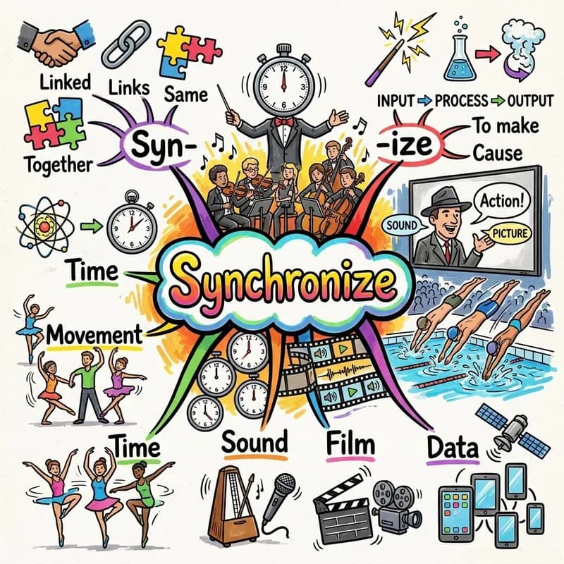 synchronize 的心智圖