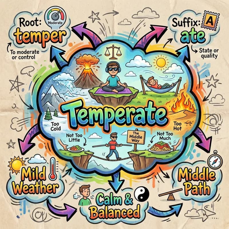 temperate 的心智圖
