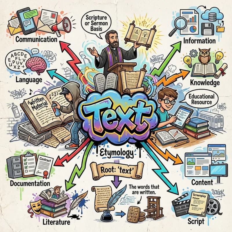 text 的心智圖