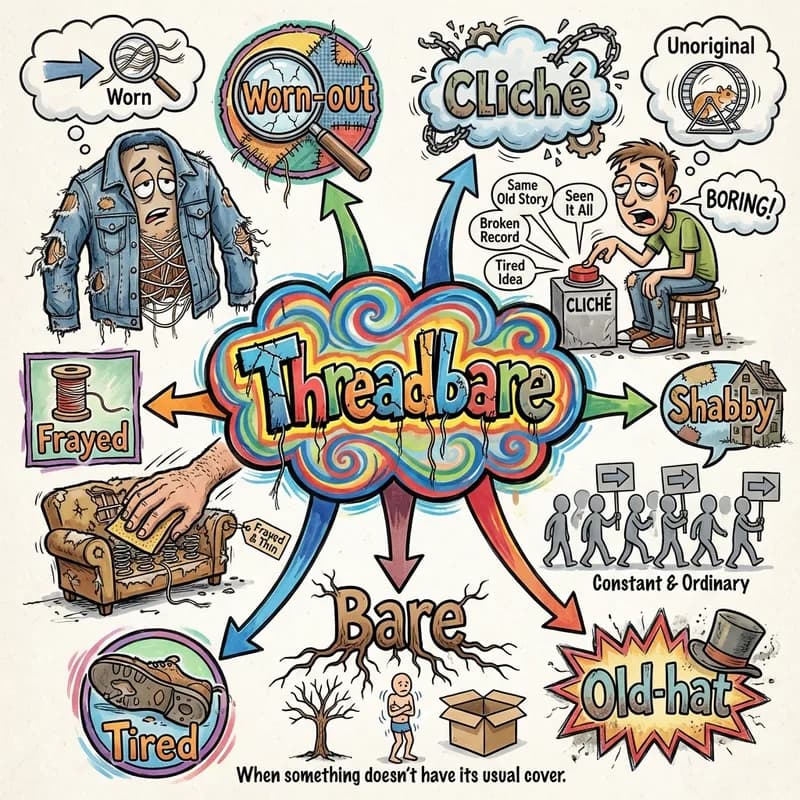 threadbare 的心智圖