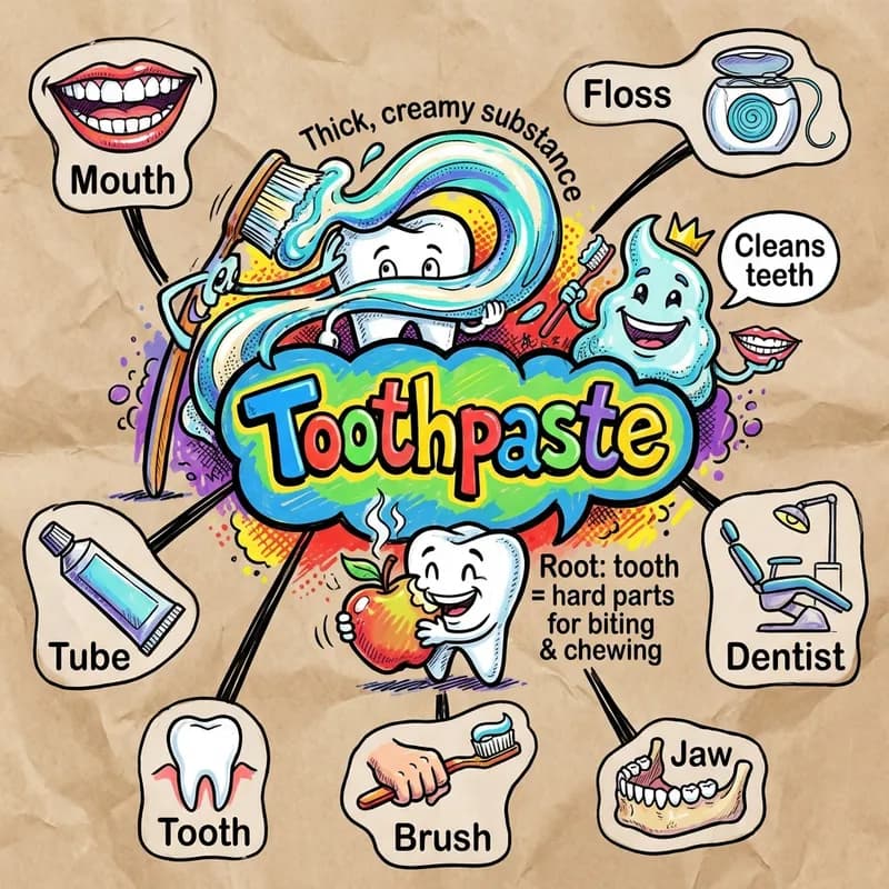 toothpaste 的心智圖
