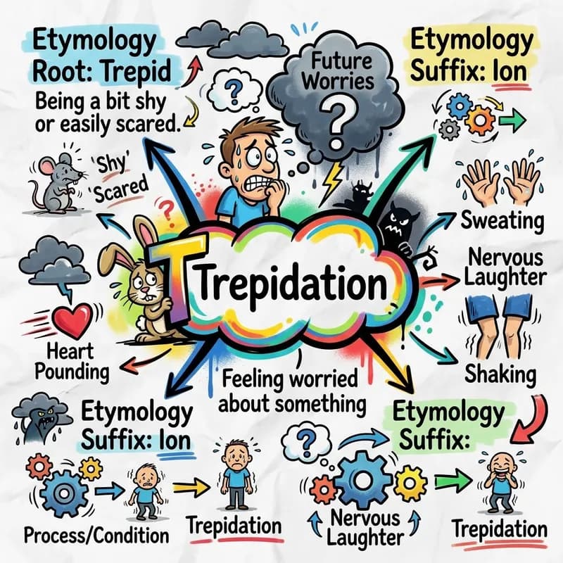 trepidation 的心智圖