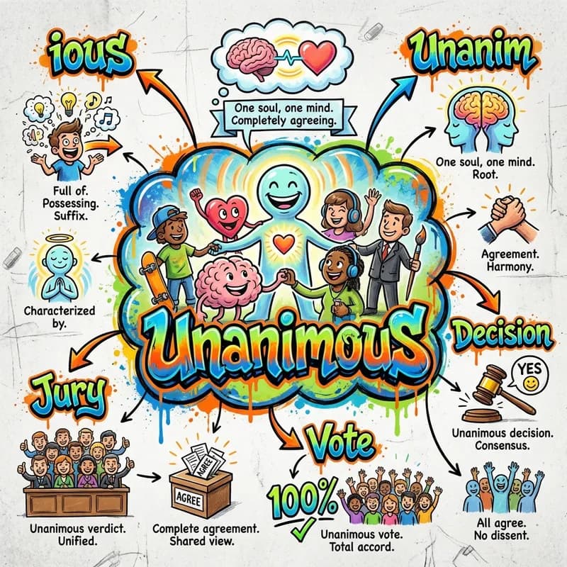 unanimous 的心智圖