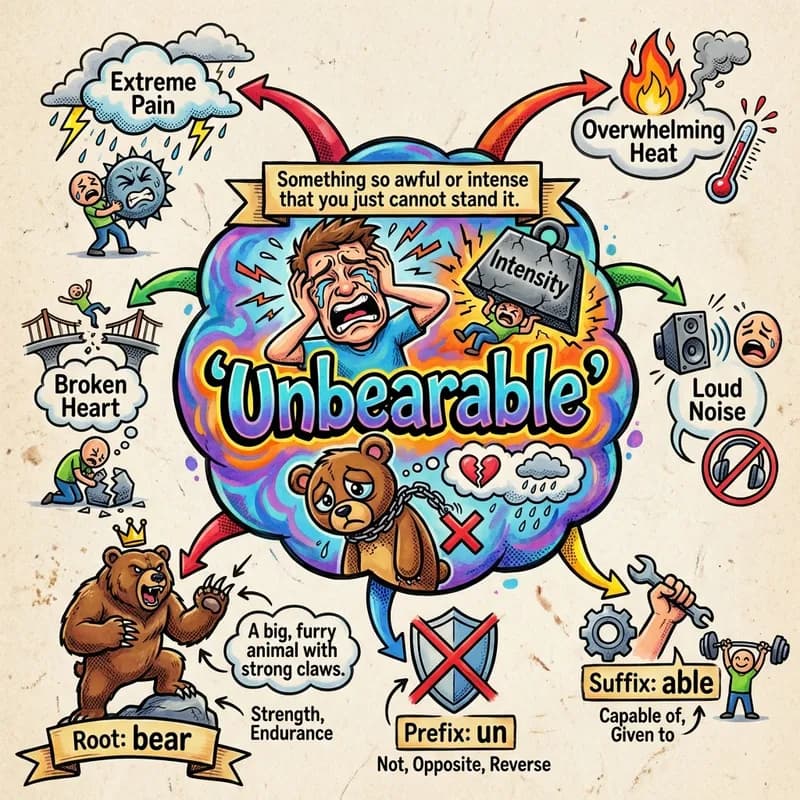 unbearable 的心智圖