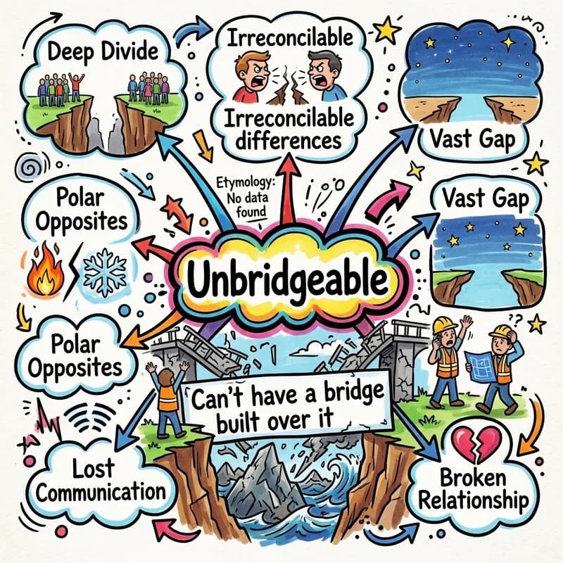 unbridgeable 的心智圖