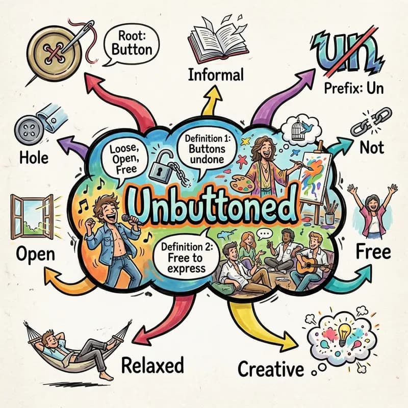 unbuttoned 的心智圖