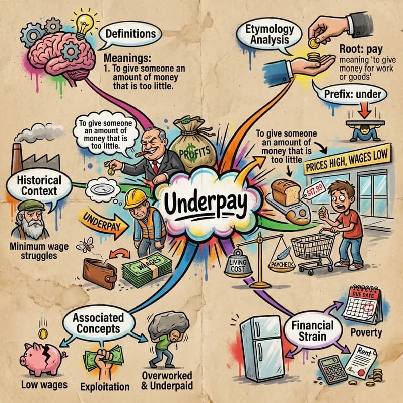 underpay 的心智圖