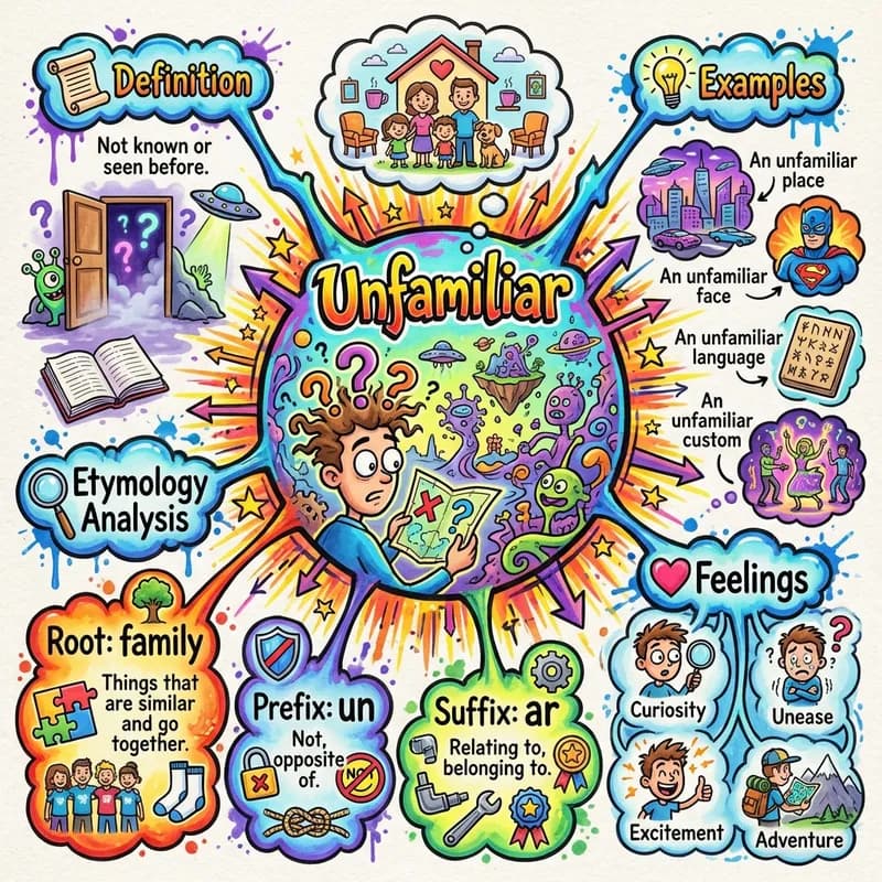 unfamiliar 的心智圖