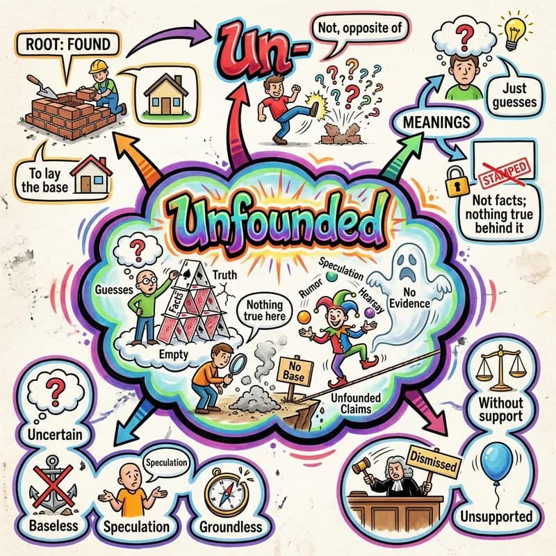 unfounded 的心智圖