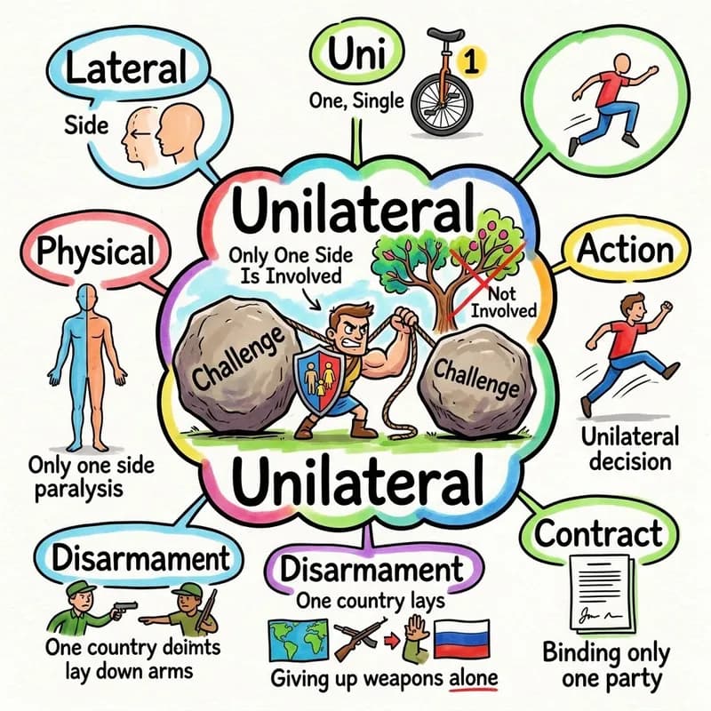 unilateral 的心智圖