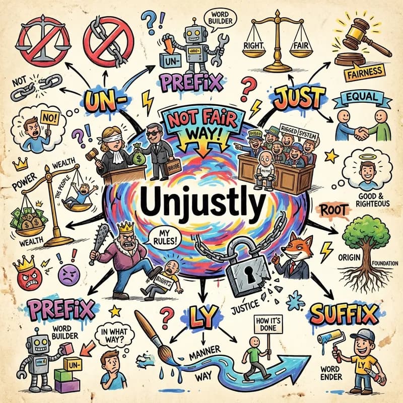 unjustly 的心智圖