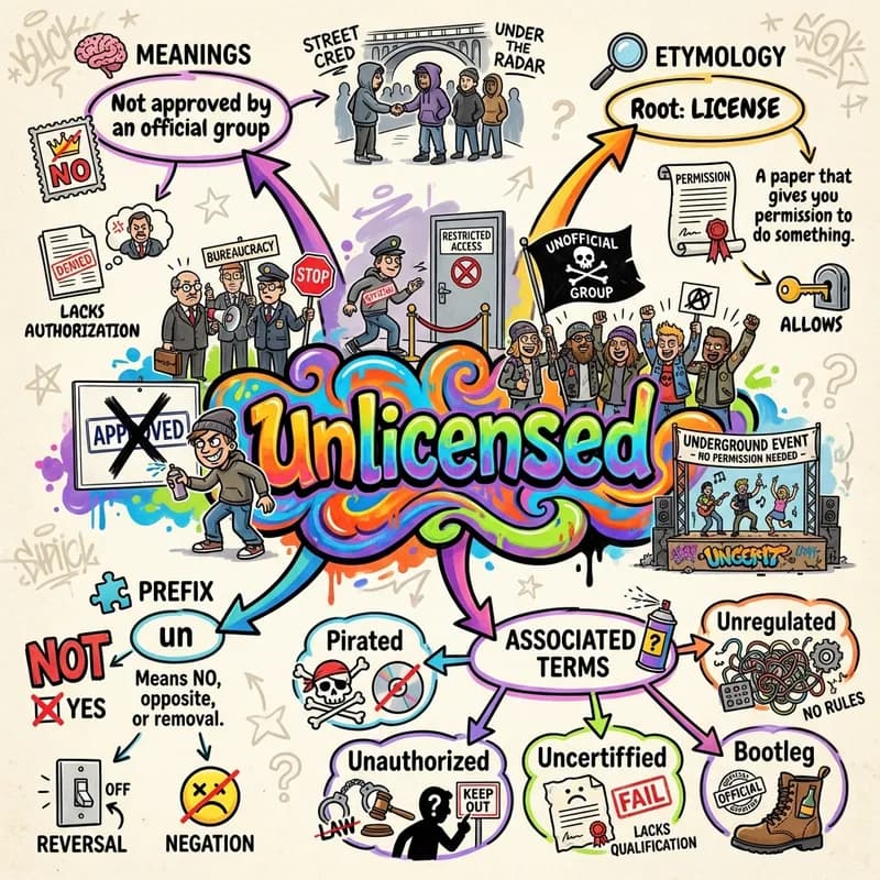 unlicensed 的心智圖