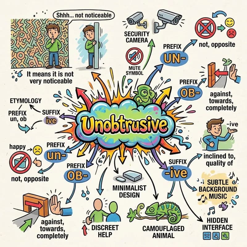 unobtrusive 的心智圖