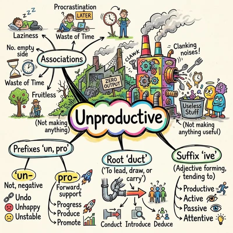 unproductive 的心智圖