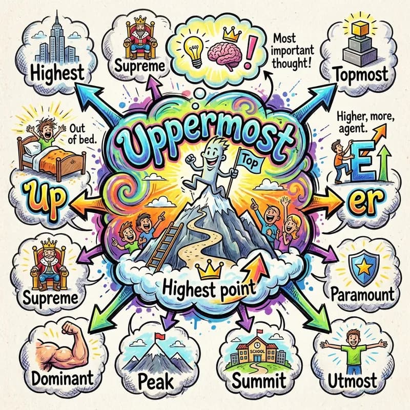uppermost 的心智圖