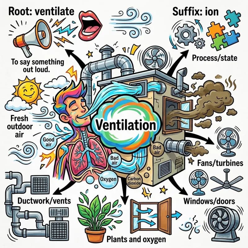 ventilation 的心智圖