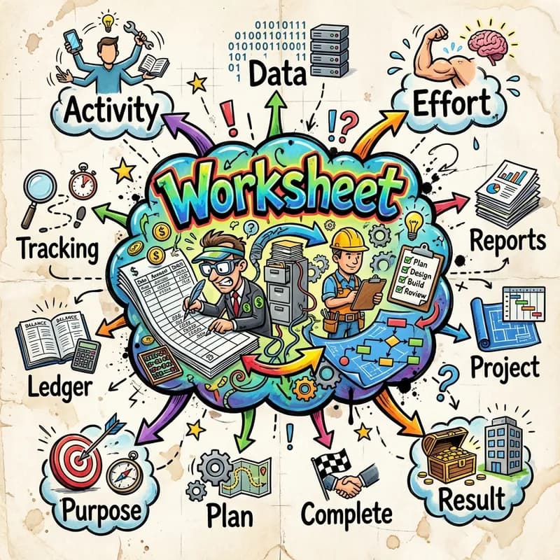 worksheet 的心智圖