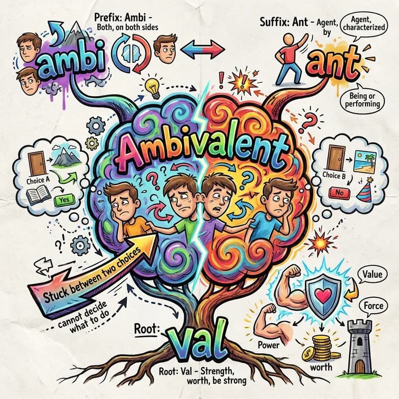 ambivalent 的心智圖
