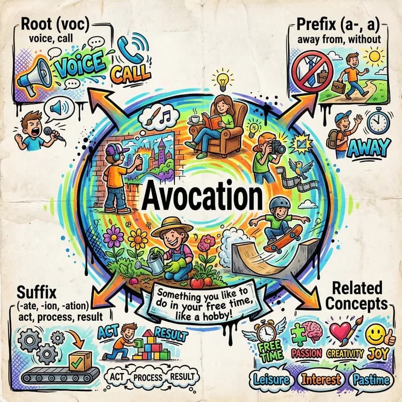 avocation 的心智圖
