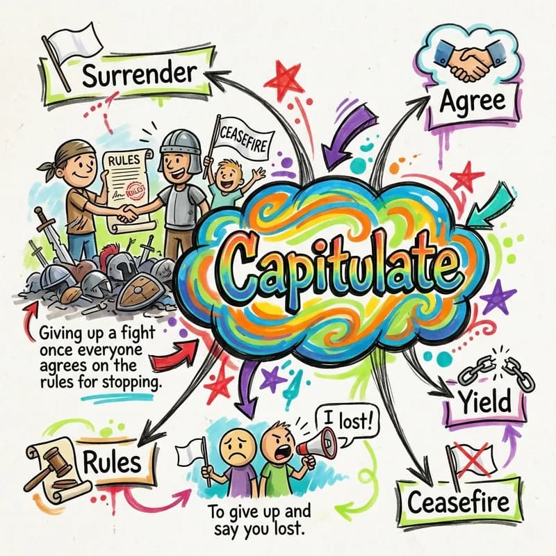 capitulate 的心智圖