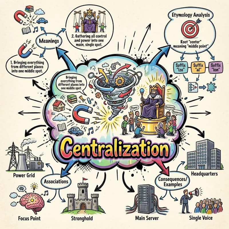 centralization 的心智圖